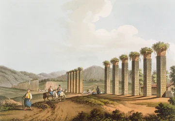Ruiner av en akvedukt nära Efesos, 1810